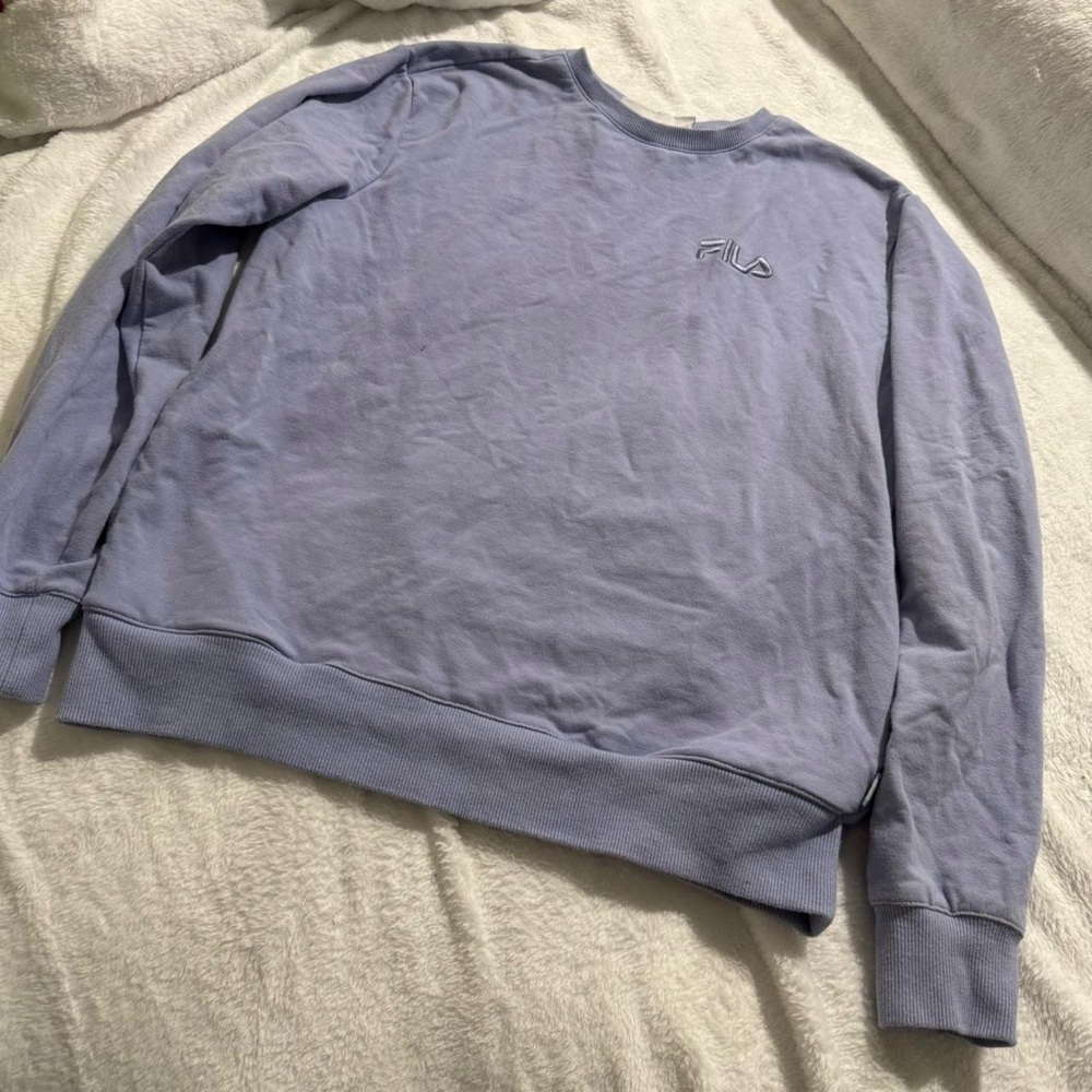 light blue crewneck by Fila💙